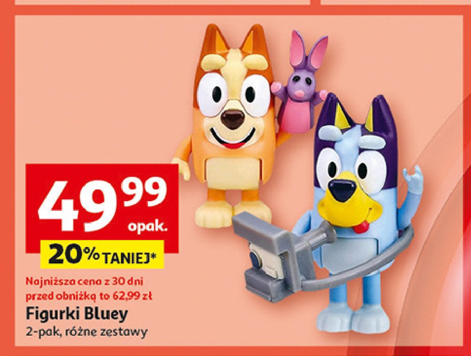 Figurka bluey Tm toys promocja w Auchan