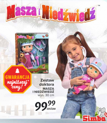 Lalka masza i nied藕wied藕 doktor Simba promocja