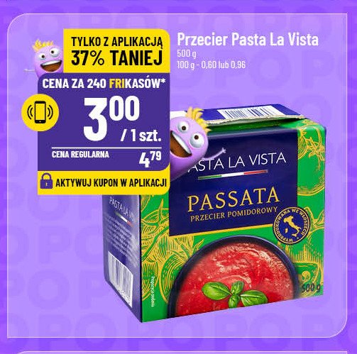 Przecier pomidorowy Pasta la vista promocja