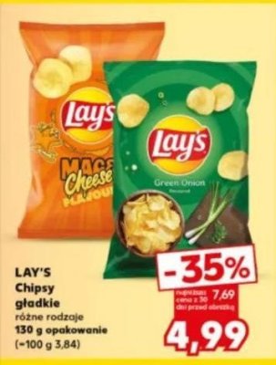 Chipsy zielona cebulka Lay's Frito lay lay's promocja