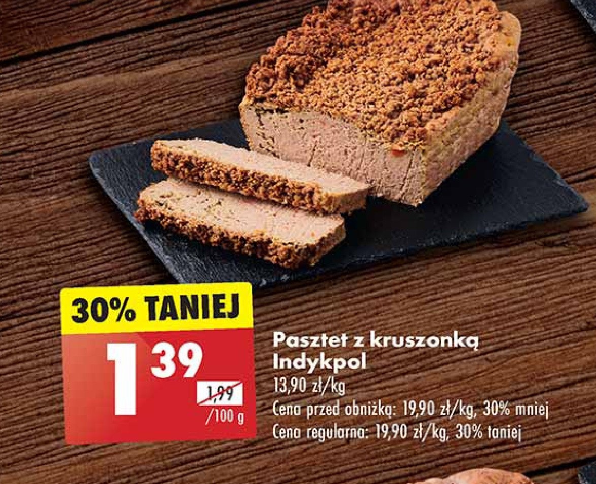 Pasztet z kruszonką Indykpol promocja