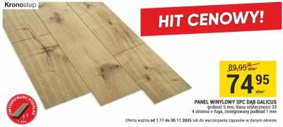 Panel winylowy SPC Dąb Galicus promocja w Merkury Market