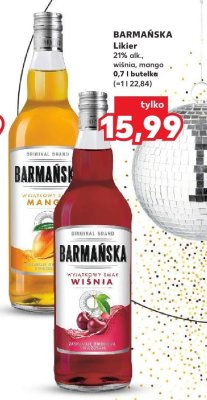 Likier wiśnia mango promocja w Kaufland
