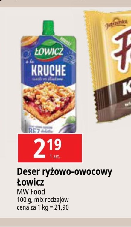 Deser a la kruche ciasto ze śliwkami Łowicz promocja