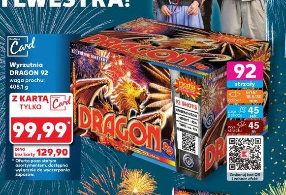 Wyrzutnia dragon Hestia promocja w Kaufland