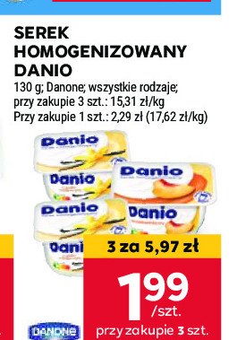 Serek brzoskwinia Danone danio promocja