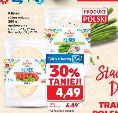 Klinek z pomidorami i bazylią K-classic stąd takie dobre! promocja