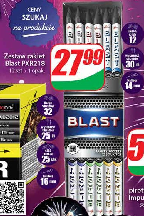 Rakiety blast pxr218 promocja w Dino