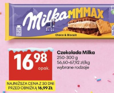 Czekolada Milka promocja w Delikatesy Centrum