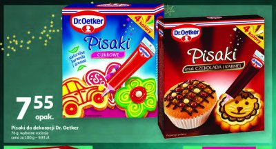 Pisaki cukrowe Dr. oetker promocja