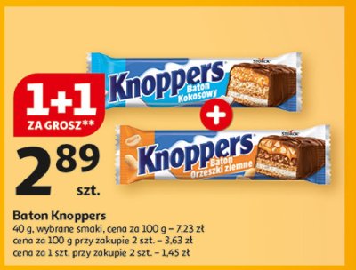 Baton orzeszki ziemne Knoppers promocja