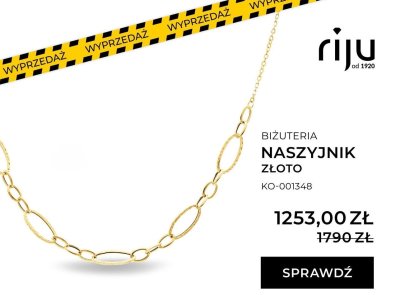 Naszyjnik złoto promocja w Briju
