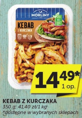 Kebab z kurczaka Morliny promocja w Groszek
