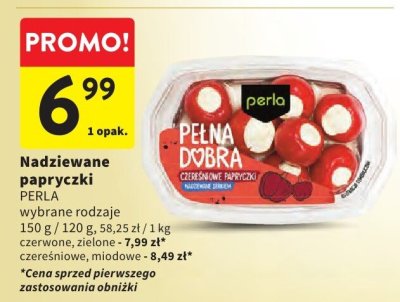 Nadziewane papryczki Perla promocja w Intermarche