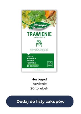 Herbata suplement diety Trawienie 20 torebek promocja w Kaufland