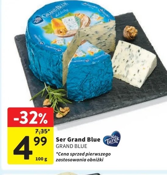 Ser grand blue kremowy Turek naturek Turek 123 promocja w Intermarche