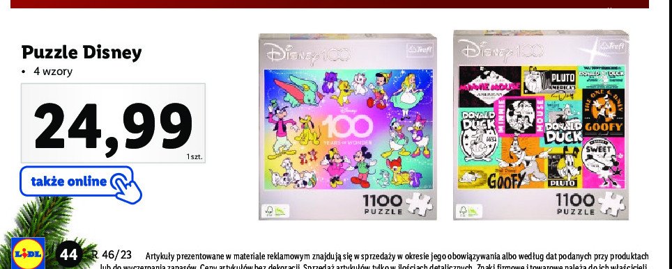 Puzzle disney 1100 el. promocja