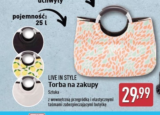Torba na zakupy Live in style promocja