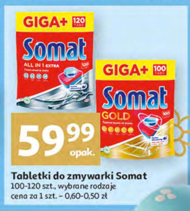 Tabletki do zmywarek giga Somat all in 1 promocja