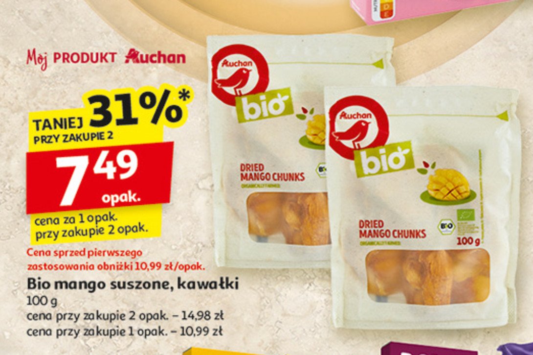 Mango suszone Auchan promocja