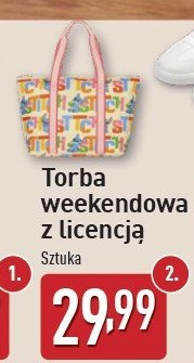 Torba weekendowa stitch promocja w Aldi