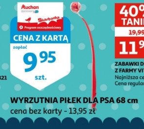 Wyrzutnia piłek dla psa 68 cm promocja w Action