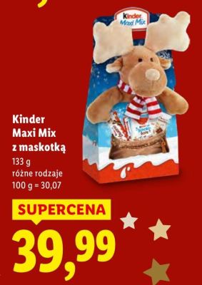 Czekoladki Maxi Mix z maskotką różne rodzaje promocja w Lidl