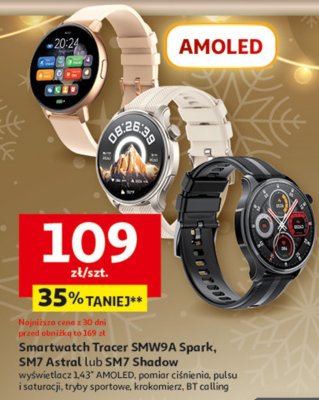 Smartwatch Tracer SM7 Astral promocja w Auchan