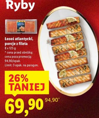 Łosoś atlantycki promocja w Lidl