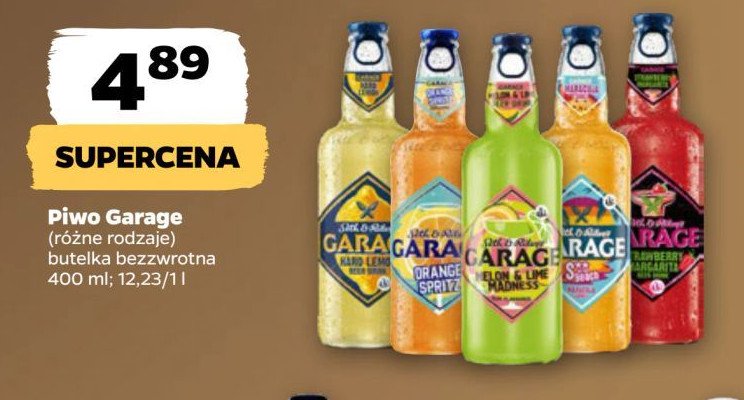 Piwo Garage orange spritz promocja