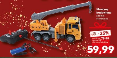 Maszyny budowlane zdalnie sterowane promocja w Kaufland