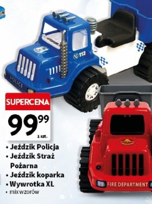 Jeździk koparka MARMAT promocja w Intermarche