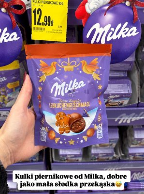 Kulki piernikowe Milka 90g promocja w Intermarche