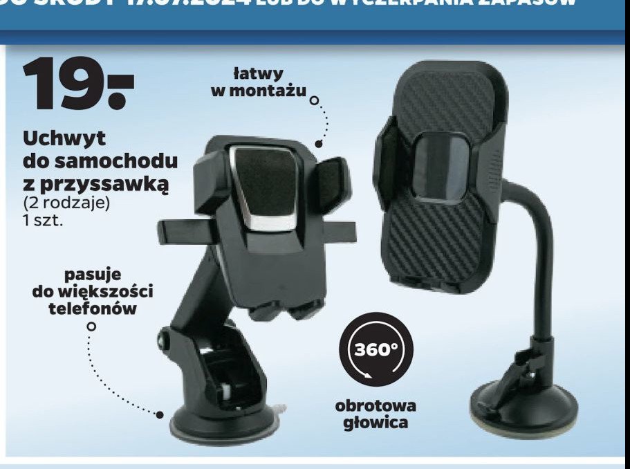 Uchwyt na telefon promocja