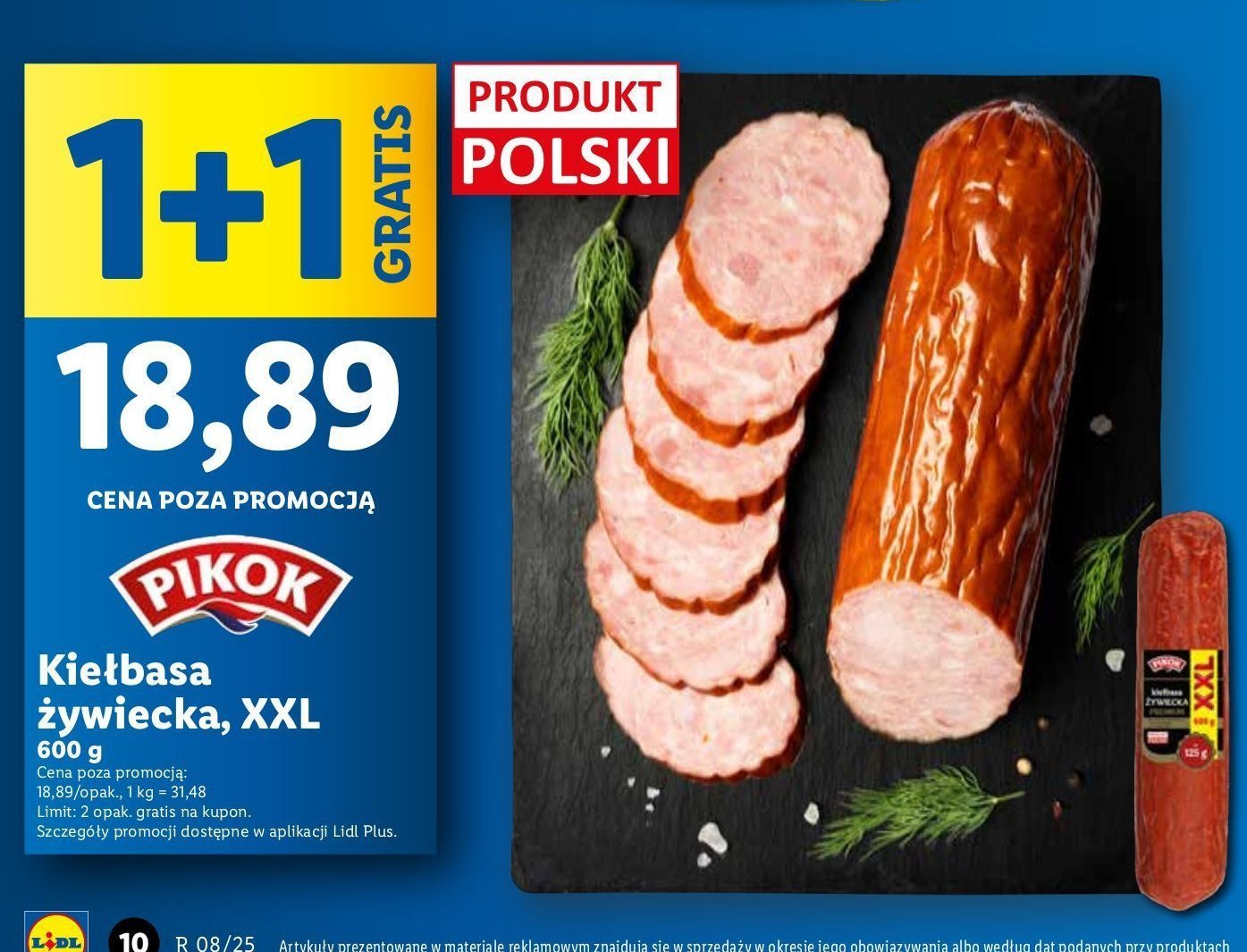 Kiełbasa  żywiecka Pikok promocja