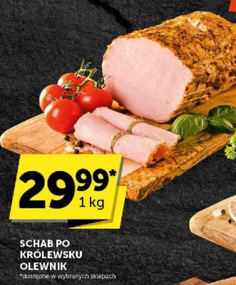 Schab po królewsku Olewnik promocja w Groszek