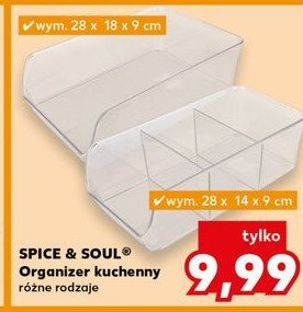 Organizer kuchenny 28 x 18 x 9 cm Spice&soul promocja