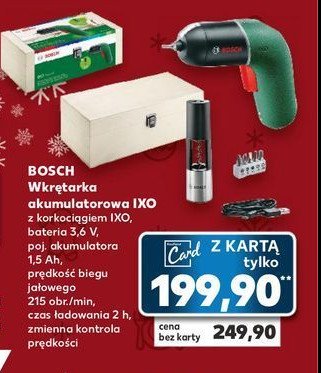 Wkr臋tak akumulatorowy 3.6 v ixo Bosch promocja