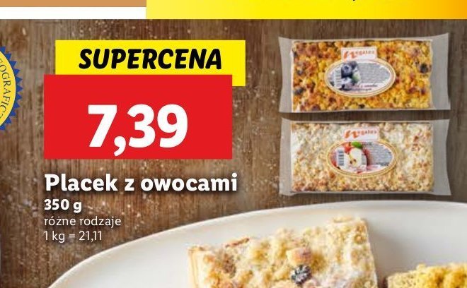 Placek jabłkowy Nugatex promocja