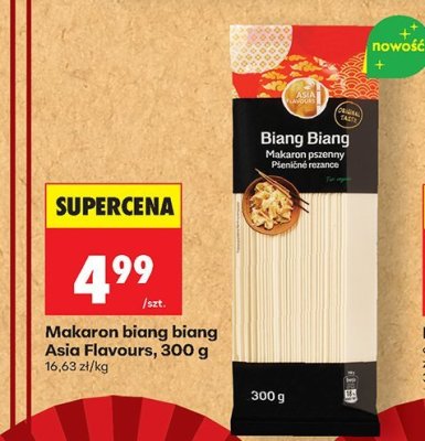 Makaron biang biang promocja w Biedronka