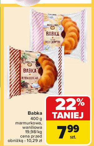 Babka waniliowa Dan cake promocja