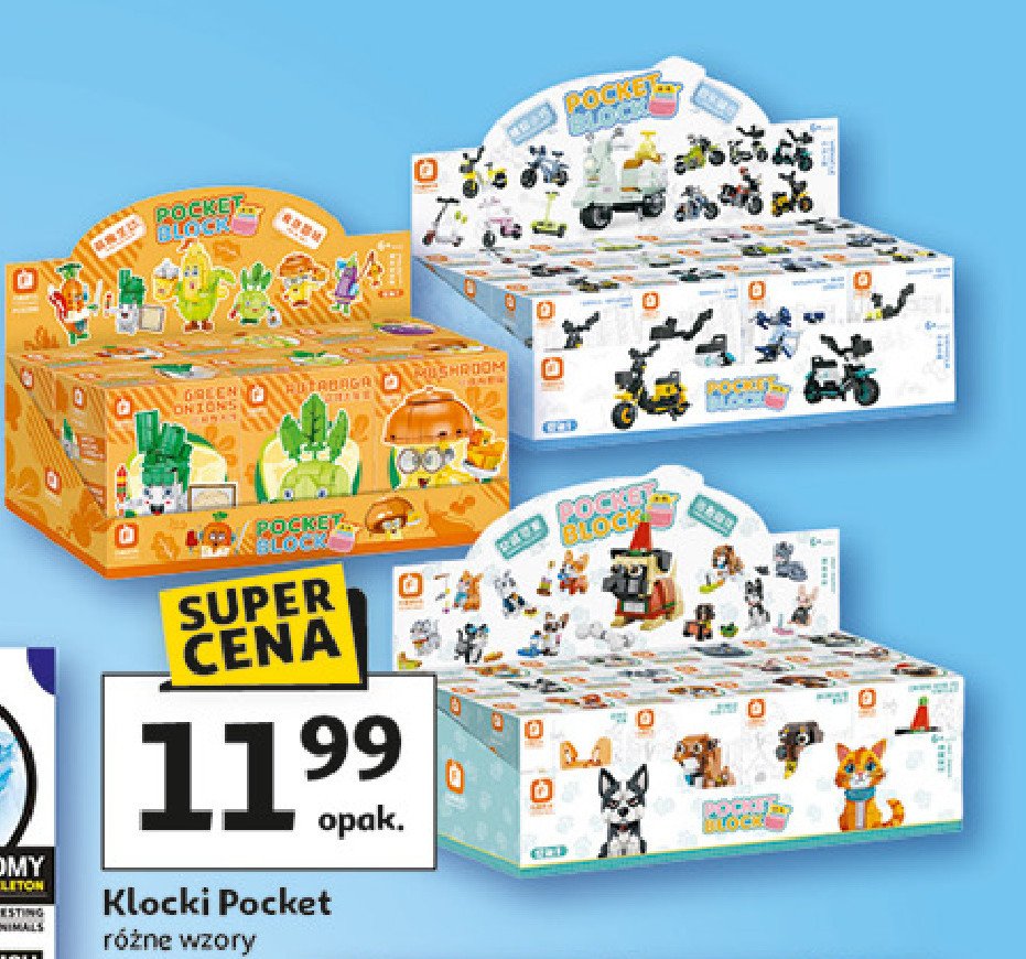 Klocki pocket promocja w Auchan