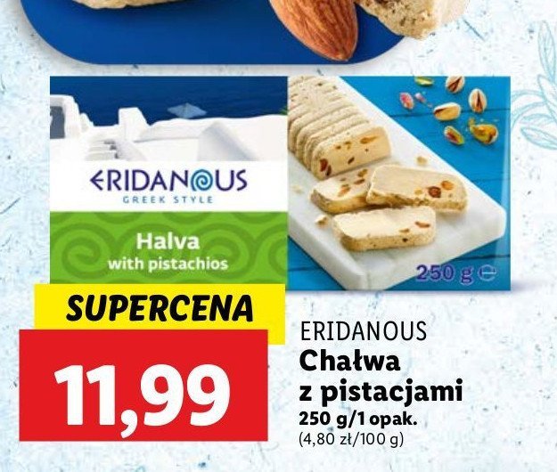 Chałwa z pistacjami Eridanous promocja