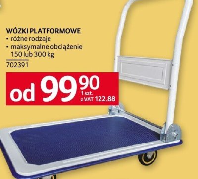 Wózek platformowy promocja w Selgros