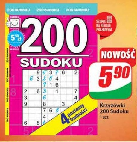 200 sudoku promocja