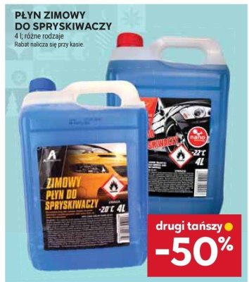Płyn zimowy do spryskiwaczy promocja w Stokrotka