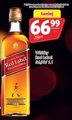 Whisky Johnnie Walker Red Label 1 l promocja w Prim Market