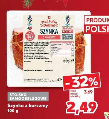 Szynka z karczmy promocja w Kaufland