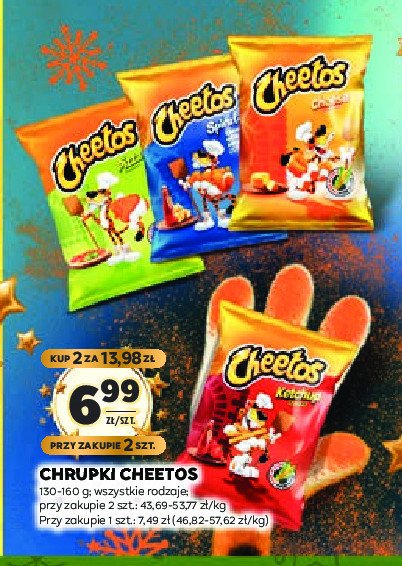 Chrupki cheese Cheetos Frito lay cheetos promocja w Stokrotka