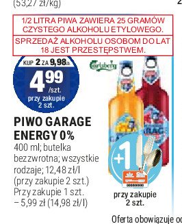 Wino Garage energy pomegranate promocja